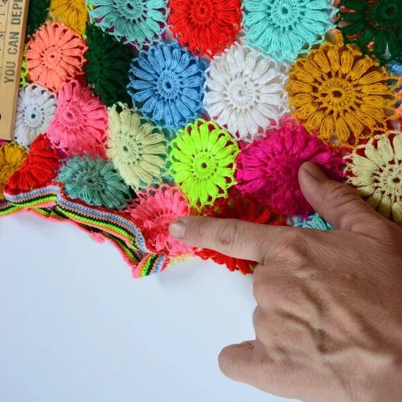 Hand Crocheted Flower Top - Picture 11 of 11